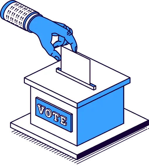 hand-drops-ballot-digital-voting